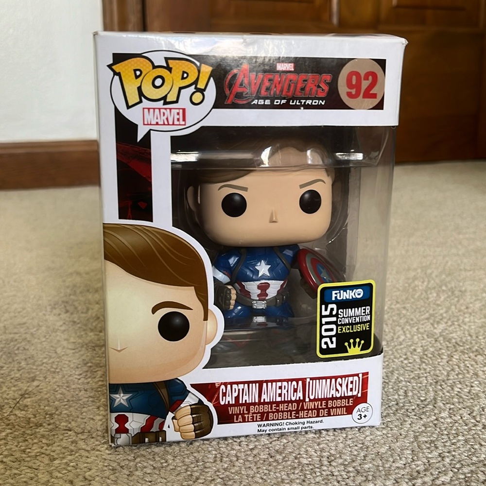 Marvel Avengers Age Of Ultron #92- Captain America [Unmasked] - 2015 Exclusive